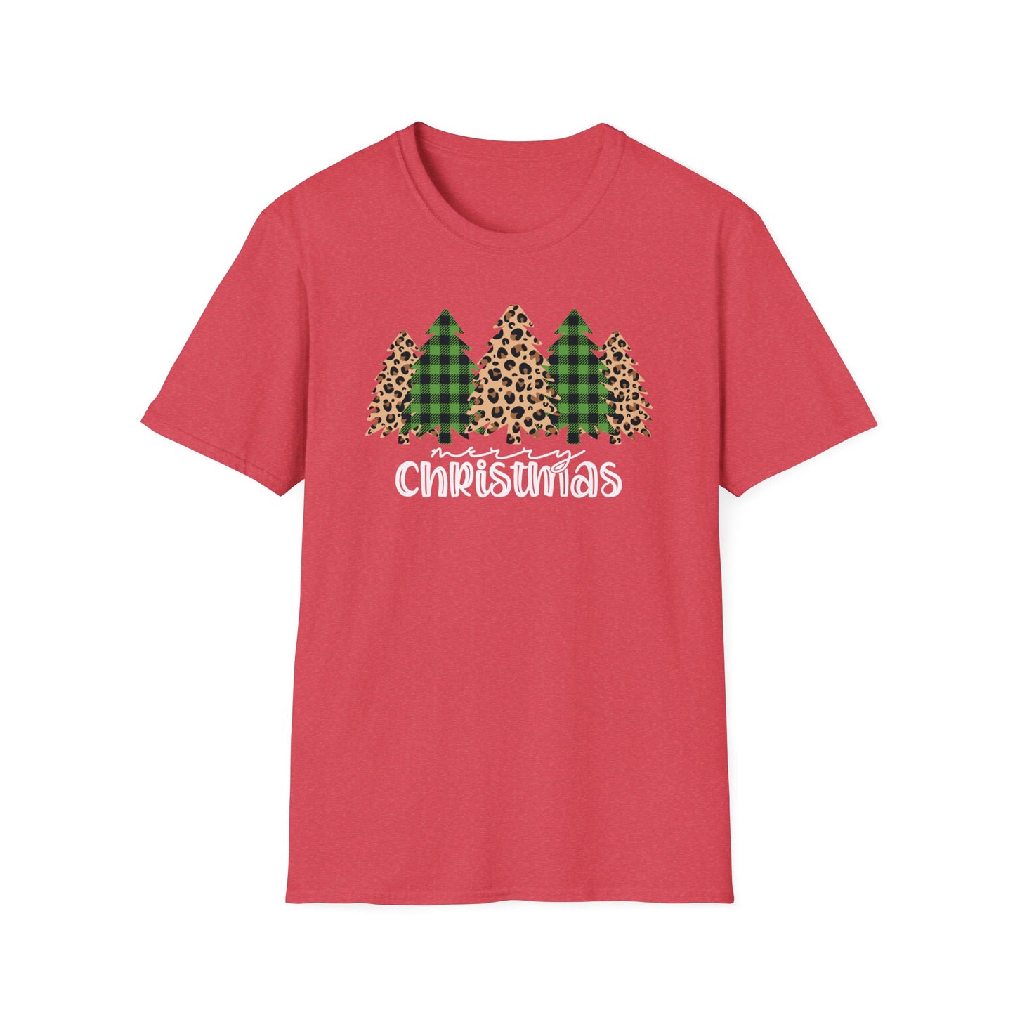 Leopard Plaid Christmas Tee