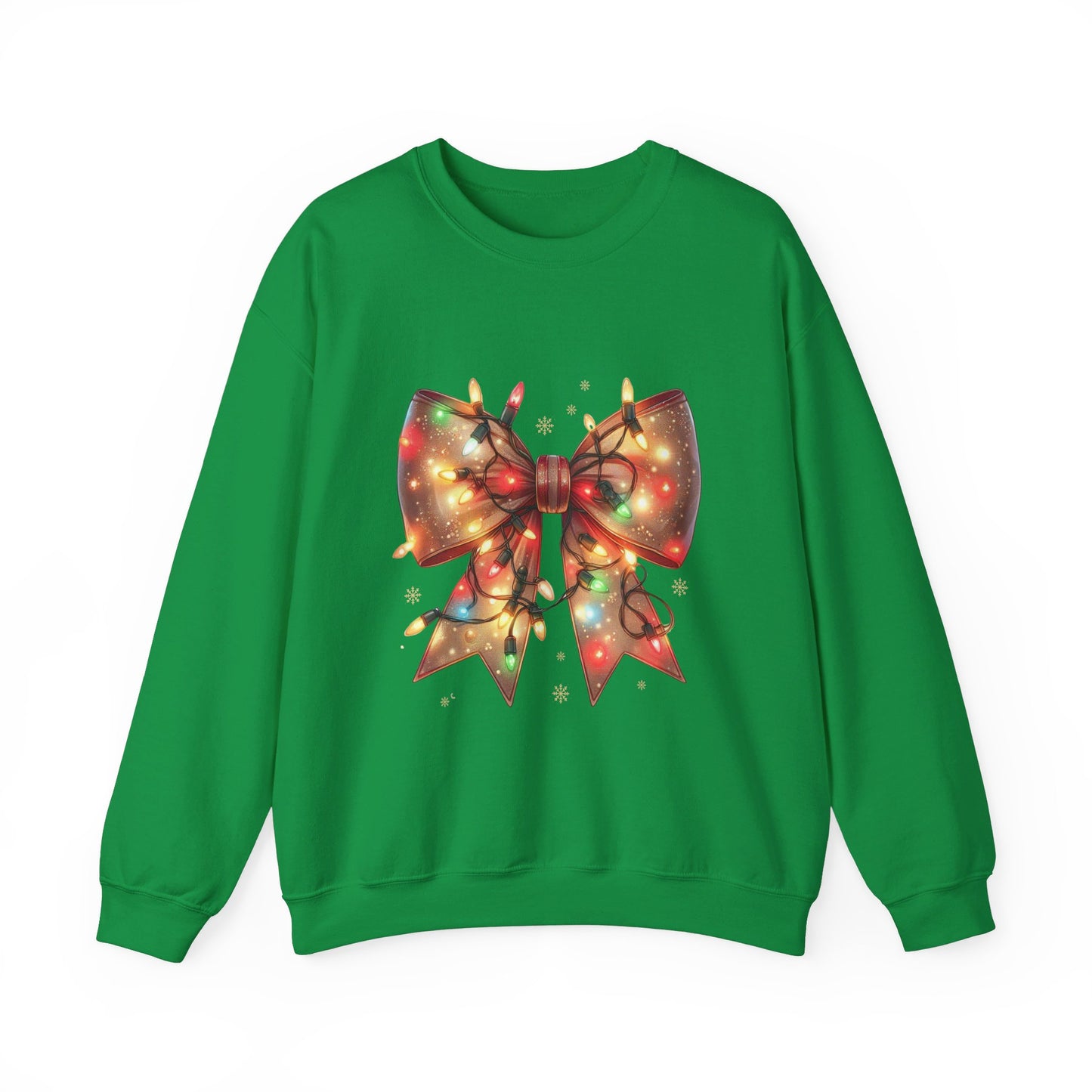 Christmas Lights Bow Sweatshirt