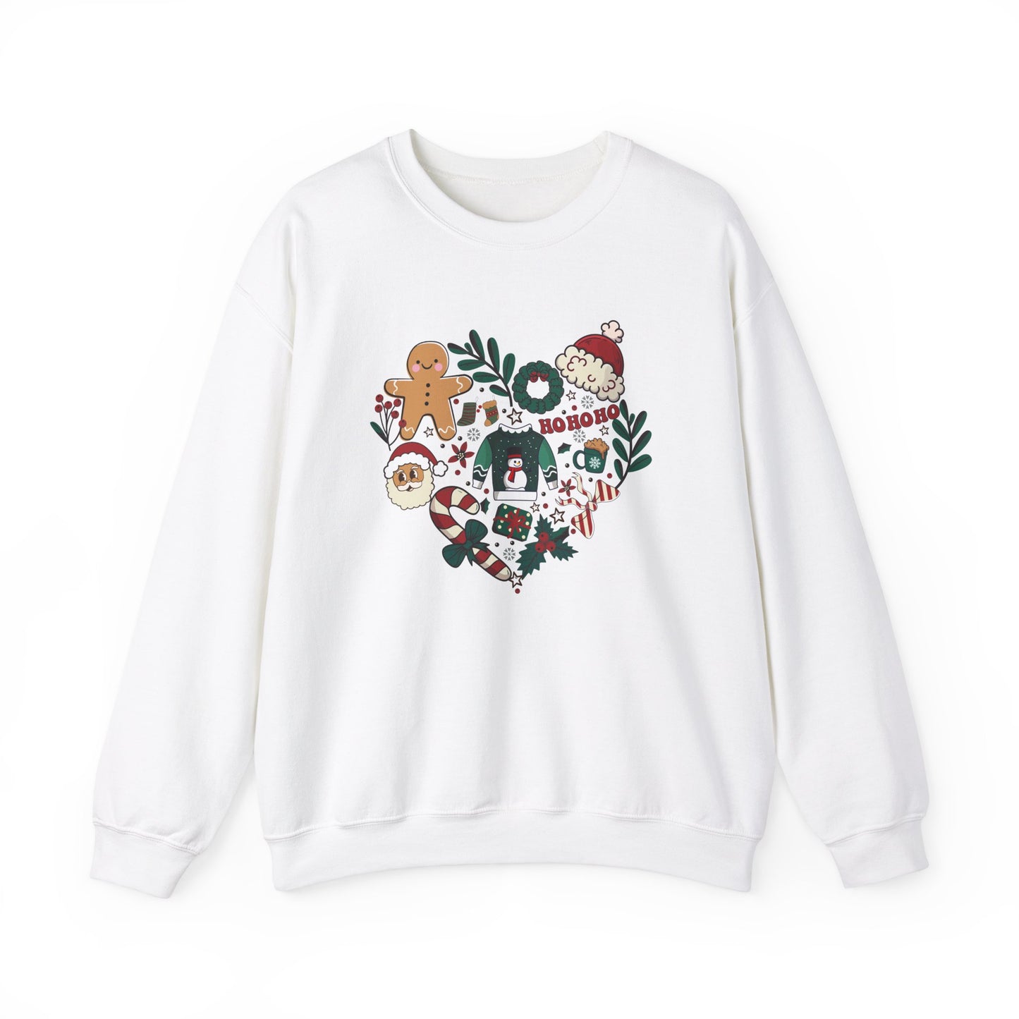 Christmas Heart Sweatshirt