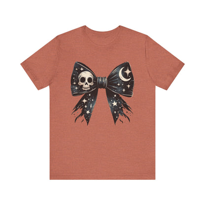 Skeleton Bow Halloween Tee