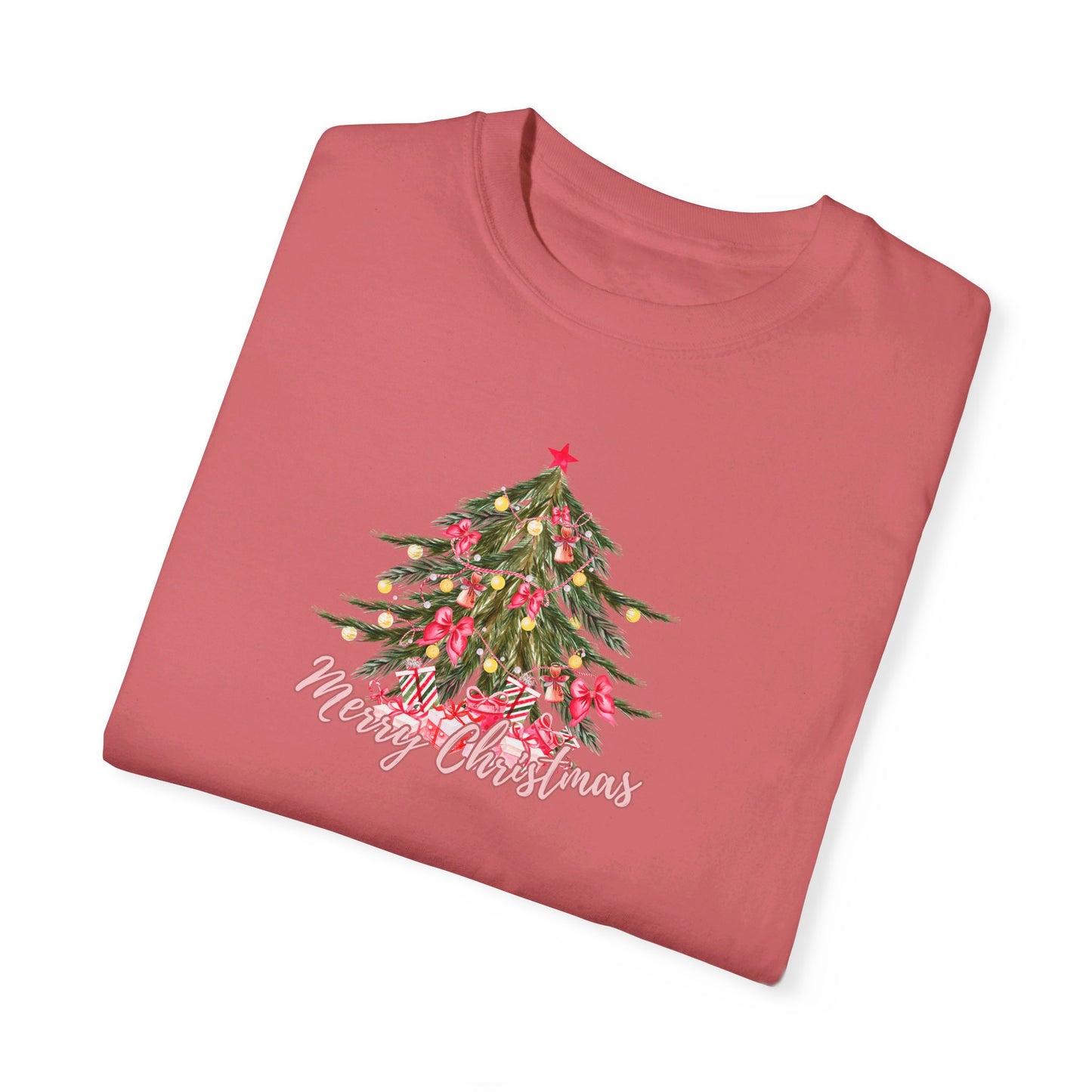 Pink Merry Christmas Tee