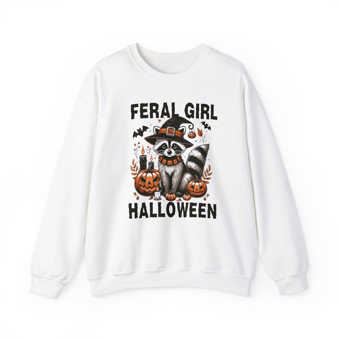 Feral Girl Halloween Sweatshirt