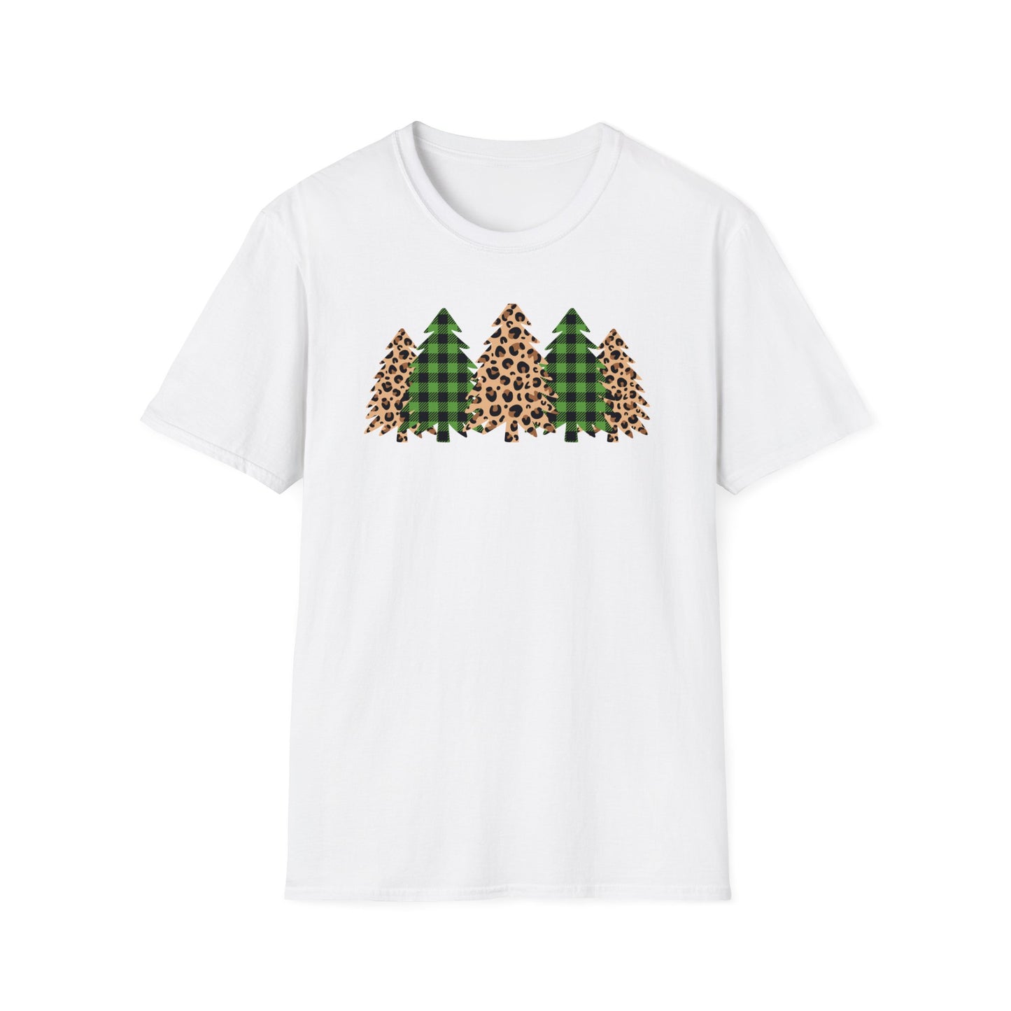 Leopard Plaid Christmas Tee