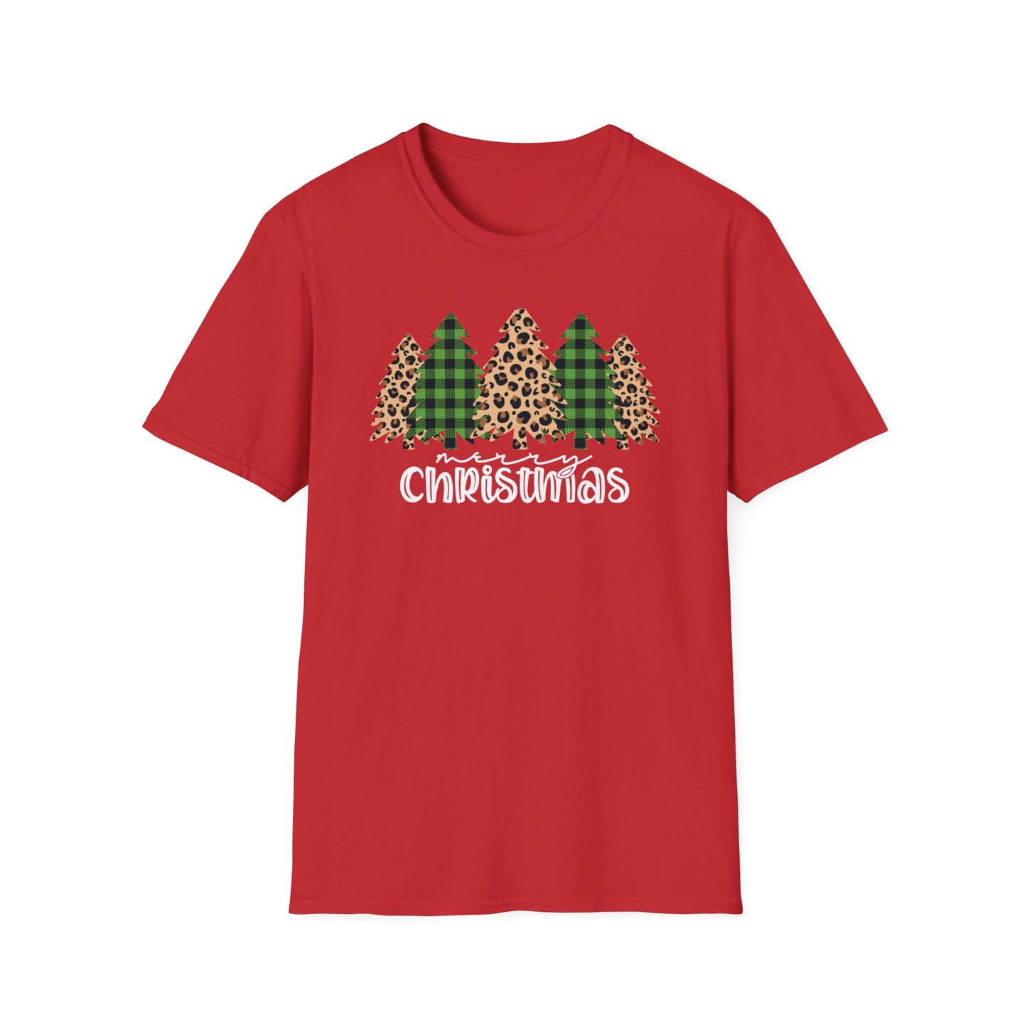 Leopard Plaid Christmas Tee