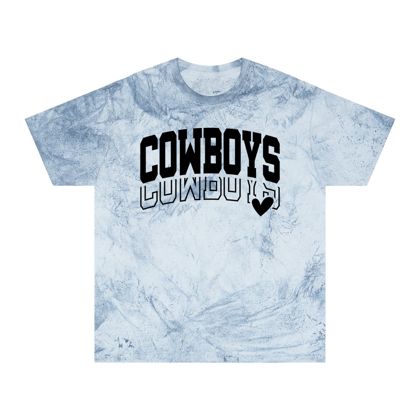 Cowboys Tye Dye Sports Fan Tee