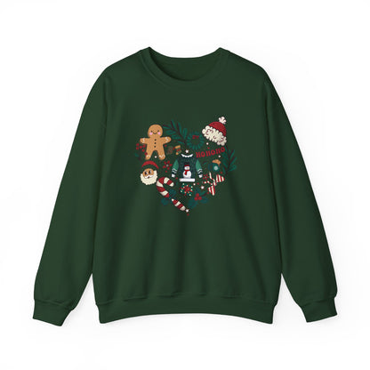 Christmas Heart Sweatshirt