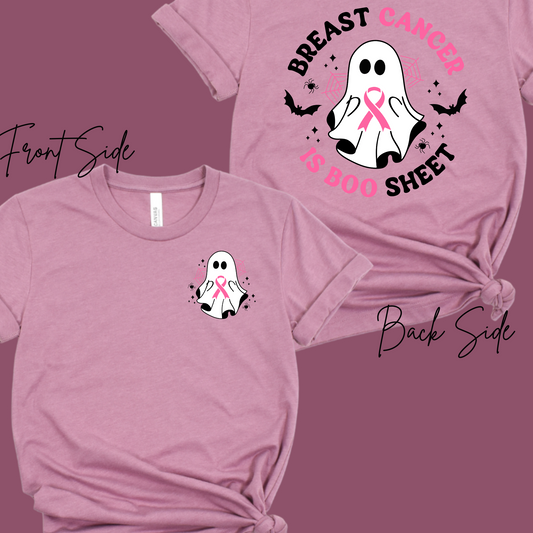 Breast Cancer Is Boo Sheet Ghost Tee