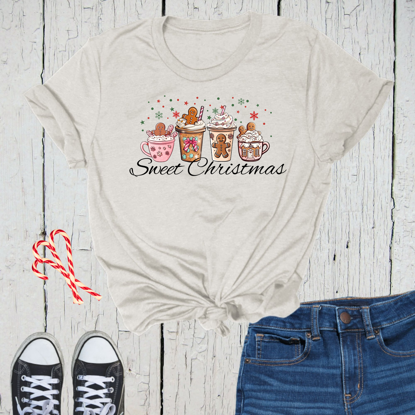 Sweet Christmas Ginger Bread Coffee Tee