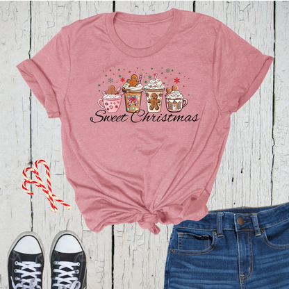 Sweet Christmas Ginger Bread Coffee Tee