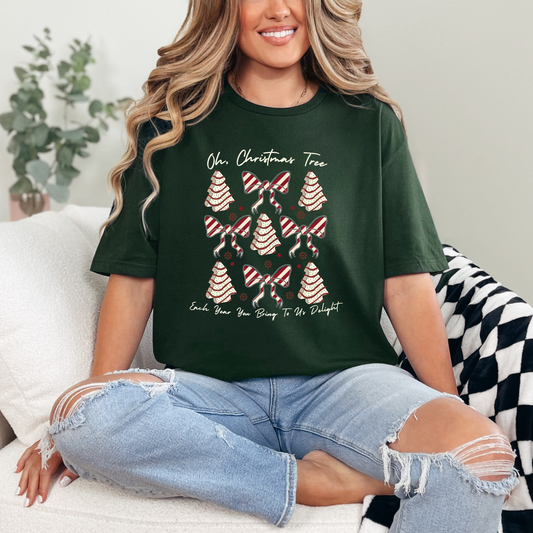 Delightful Christmas Tree Tee