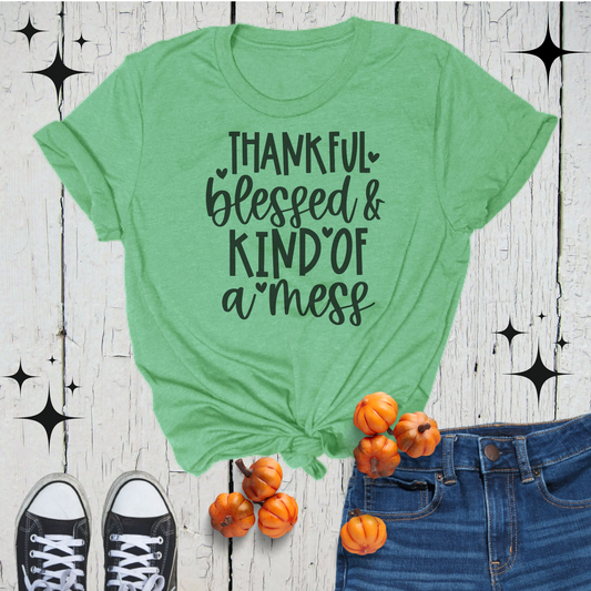 Thankful & Blessed Tee