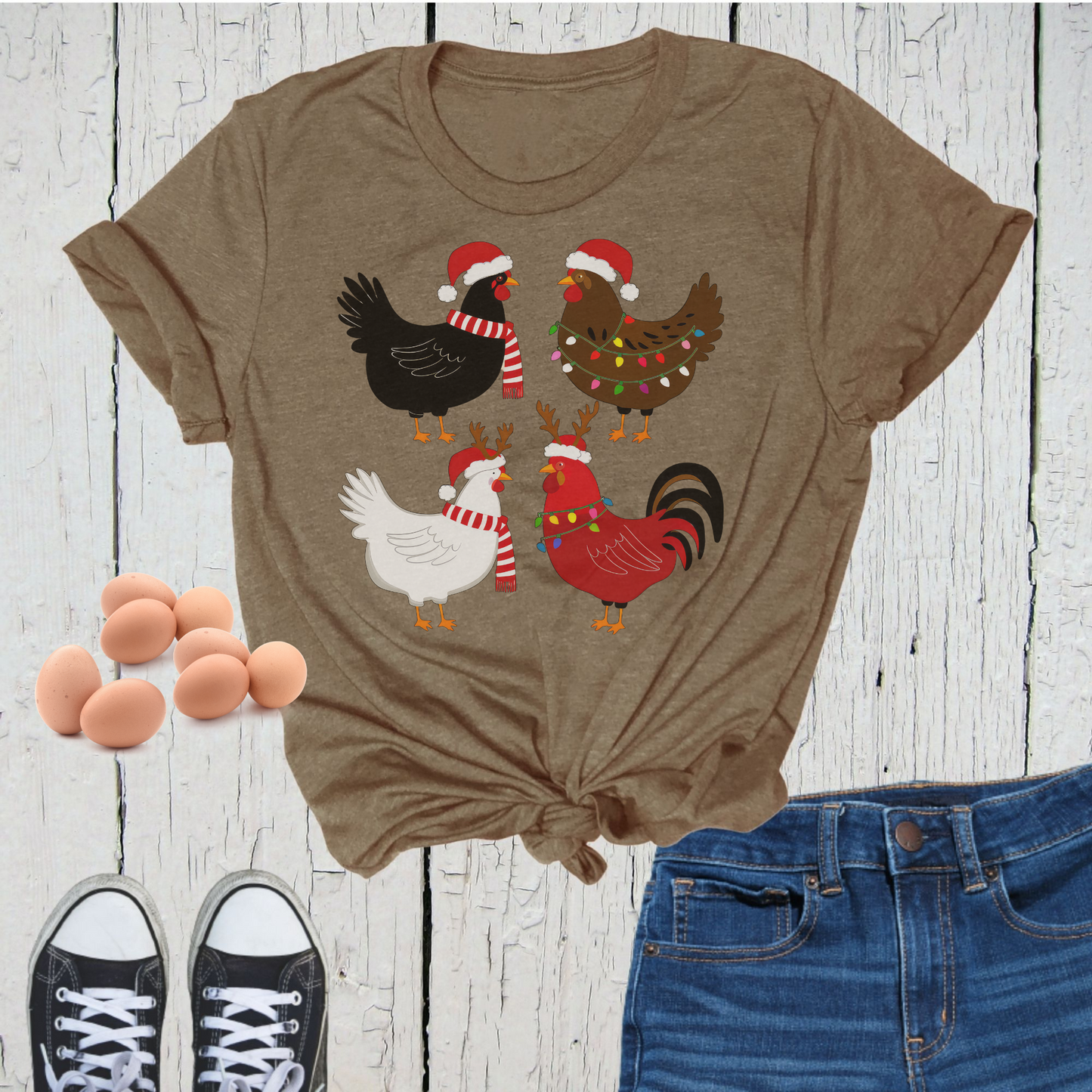 Christmas Chicken Tee