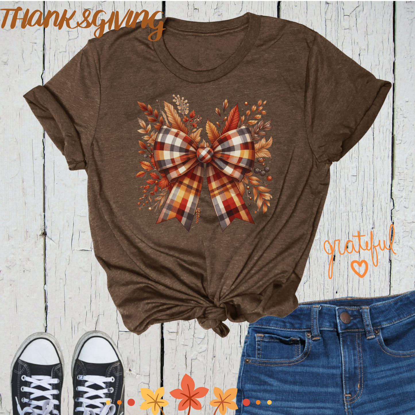 Thanksgiving Bow Tee