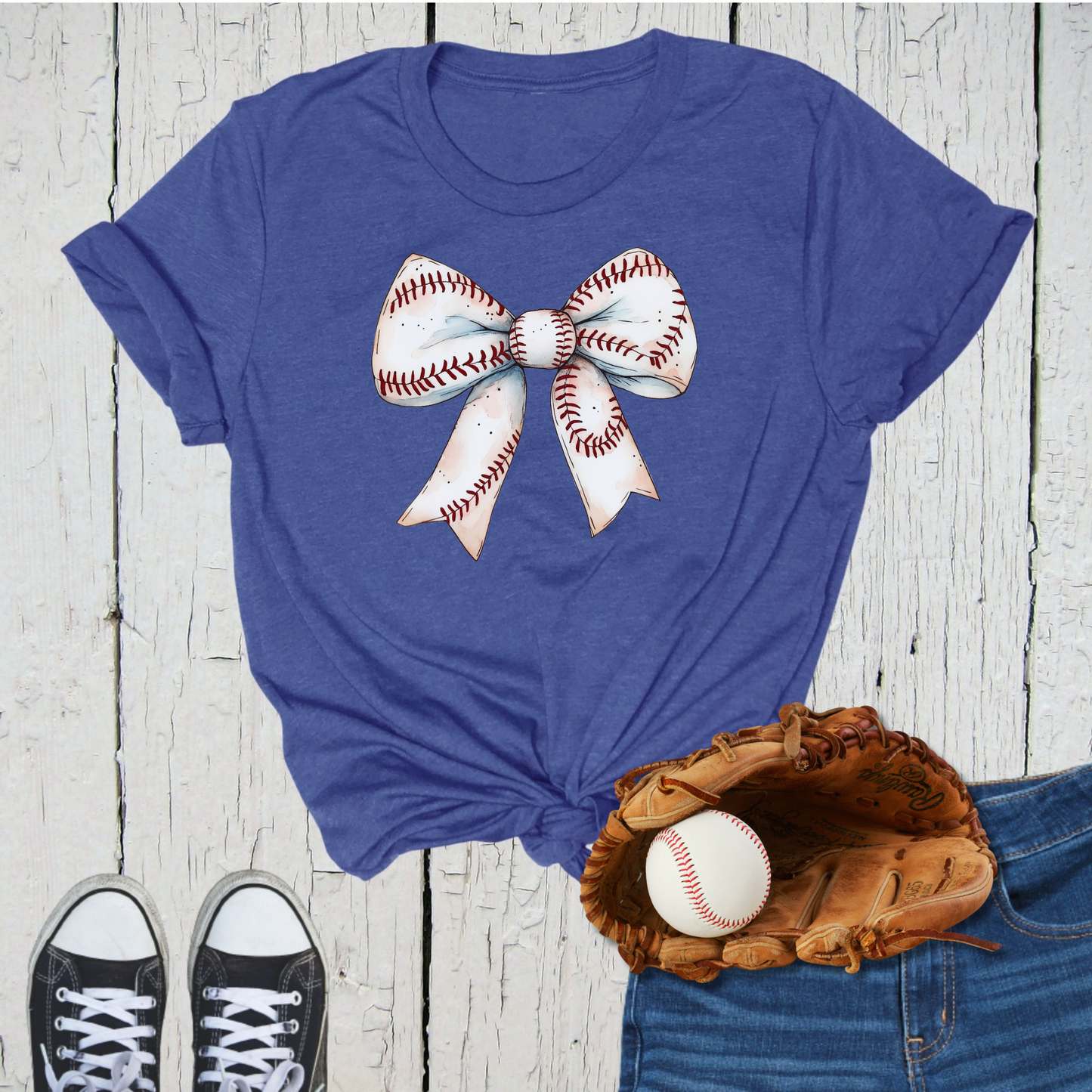 Baseball Bow Tee