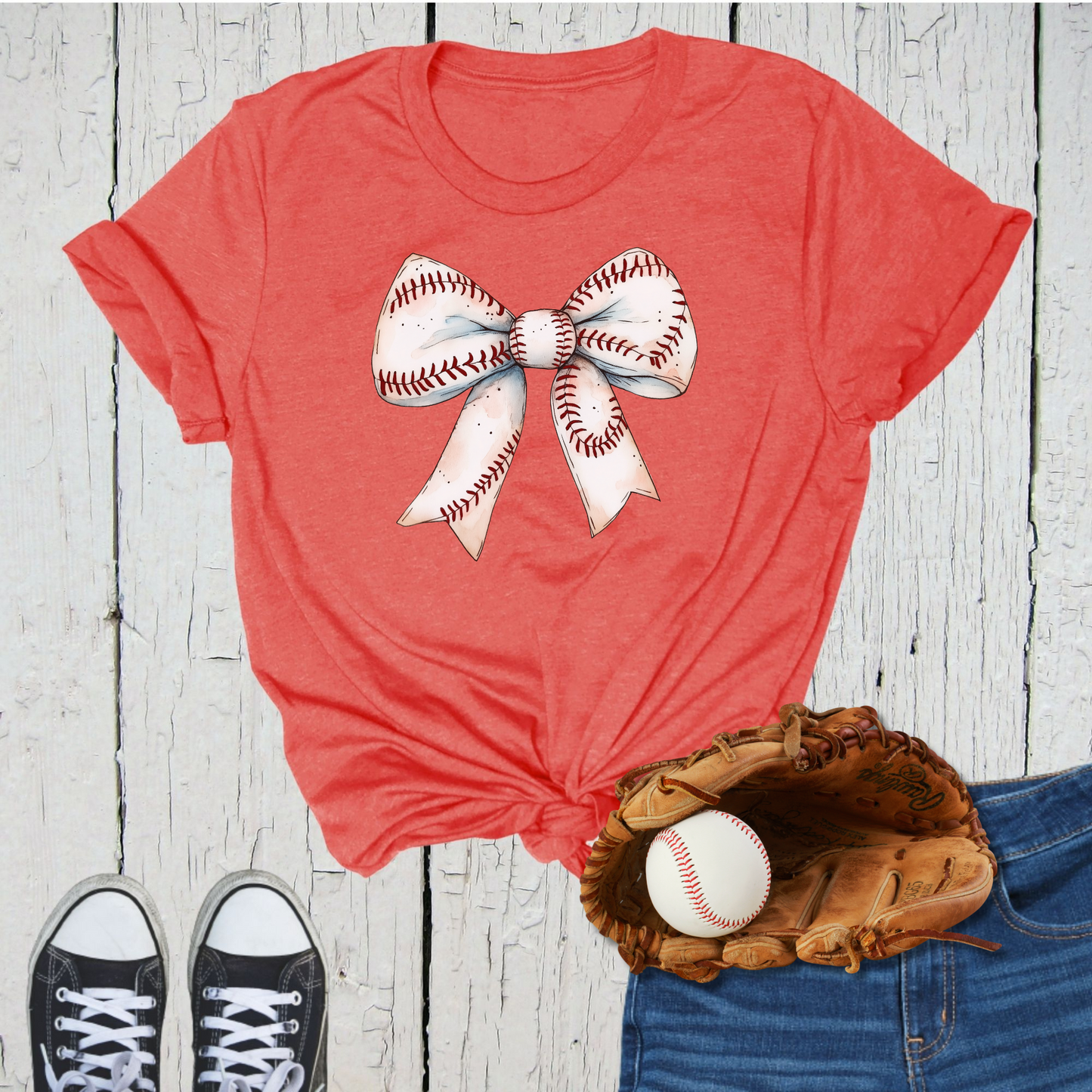 Baseball Bow Tee