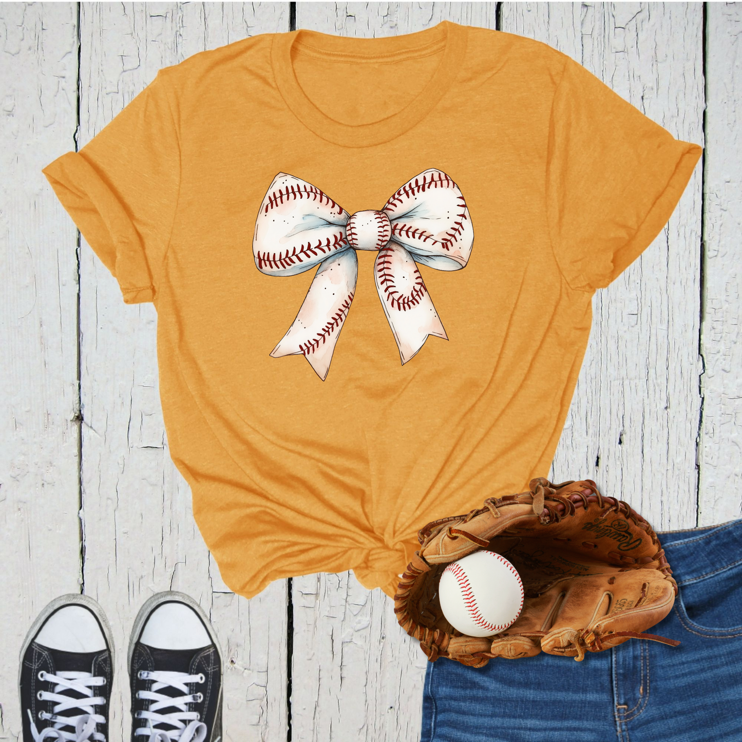 Baseball Bow Tee