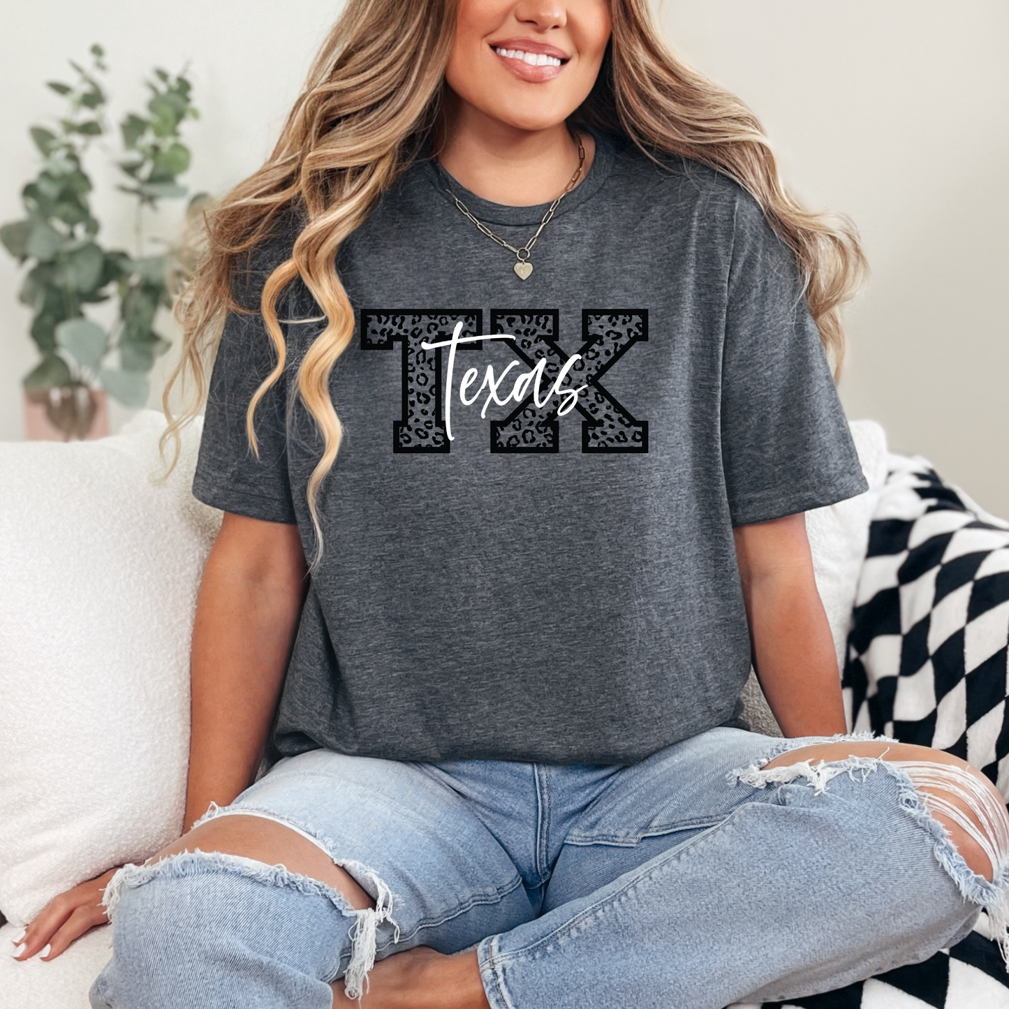 Leopard Texas TX Tee