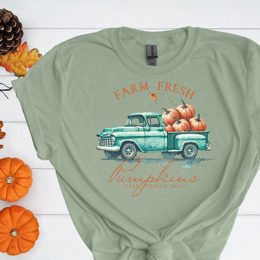 Farm Fresh Pumpkins Truck Tee