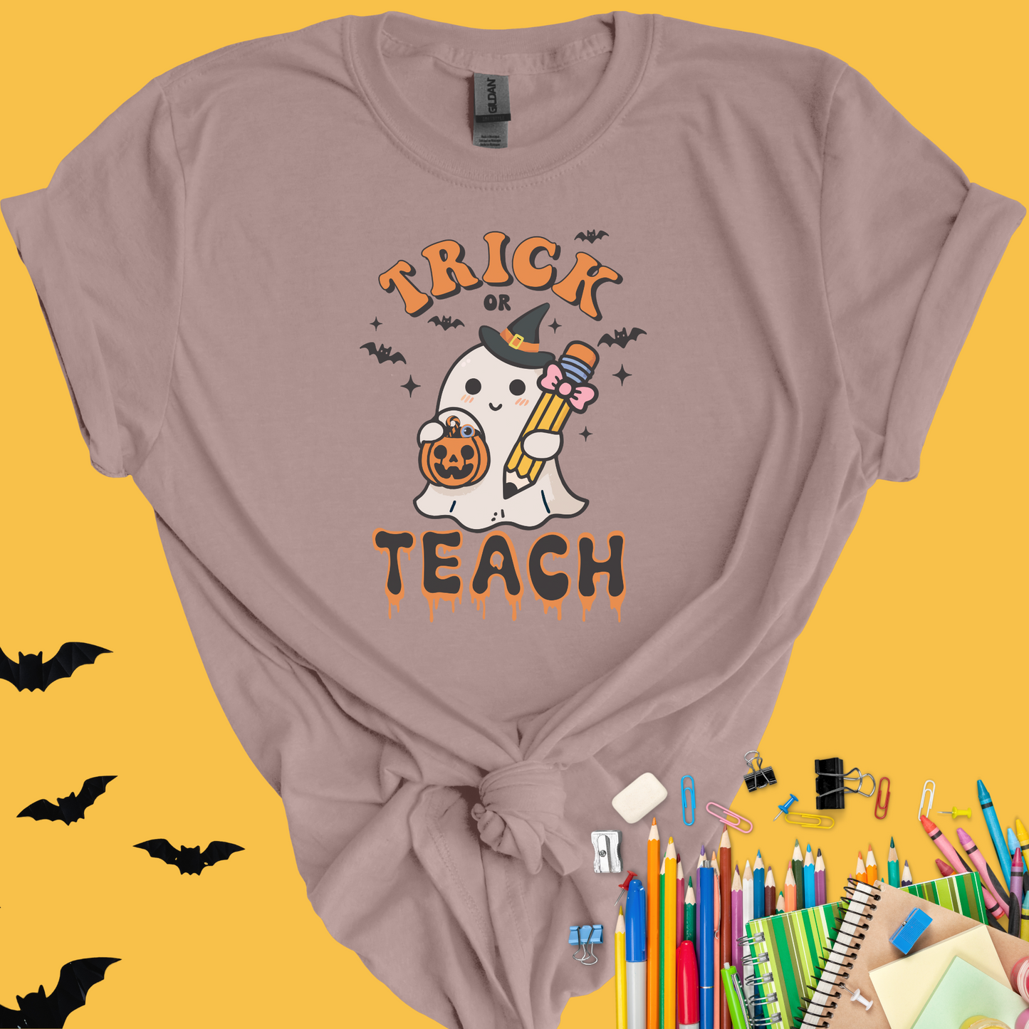 Trick Or Teach Ghost Tee